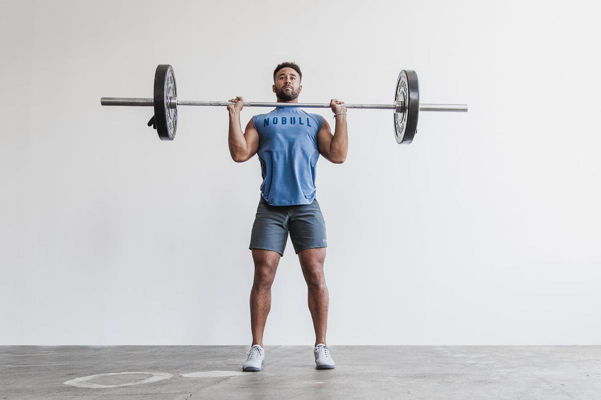 Nobull Sleeveless Men's T Shirts Blue | Australia (XC2739)